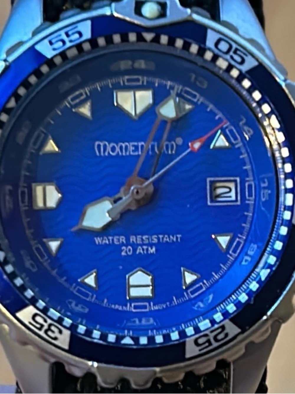 Momentum Prof. Steel Dive Watersports Watch by St. Moritz Watch Co. Swiss Made - Picture 2 of 6